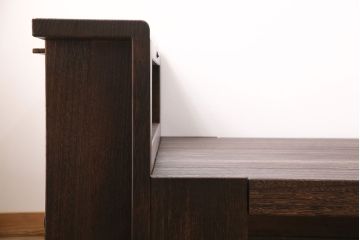 中古　美品　桐里工房製!しっとりとした落ち着きのある佇まいが魅力的な総桐材製ベッドフレーム(定価約72万円)(R-047596)
