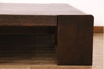 中古　美品　桐里工房製!しっとりとした落ち着きのある佇まいが魅力的な総桐材製ベッドフレーム(定価約72万円)(R-047596)