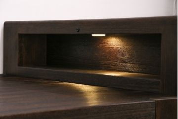 中古　美品　桐里工房製!しっとりとした落ち着きのある佇まいが魅力的な総桐材製ベッドフレーム(定価約72万円)(R-047596)