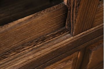 中古　美品　桐里工房製!しっとりとした落ち着きのある佇まいが魅力的な総桐材製キャビネット(収納棚、戸棚)(定価約100万円)(R-047598)