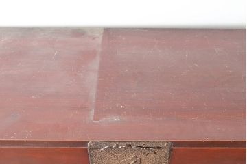 和製アンティーク　上手物!前面欅(ケヤキ)材の上品な二本松箪笥(重ね箪笥、時代箪笥、衣装箪笥)(R-047605)