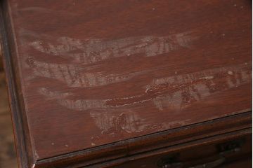 ヴィンテージ　DREXEL HERITAGE (ドレクセルヘリテイジ)　マホガニー材　洗練された大人の雰囲気醸し出す両袖デスク(机、在宅ワーク、在宅用ワークデスク、ビンテージ)(R-047611)