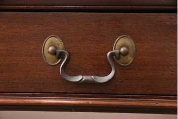 ヴィンテージ　DREXEL HERITAGE (ドレクセルヘリテイジ)　マホガニー材　洗練された大人の雰囲気醸し出す両袖デスク(机、在宅ワーク、在宅用ワークデスク、ビンテージ)(R-047611)