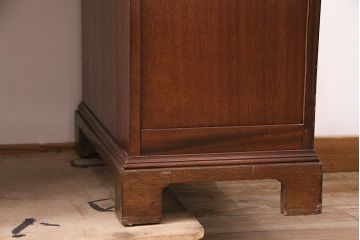 ヴィンテージ　DREXEL HERITAGE (ドレクセルヘリテイジ)　マホガニー材　洗練された大人の雰囲気醸し出す両袖デスク(机、在宅ワーク、在宅用ワークデスク、ビンテージ)(R-047611)