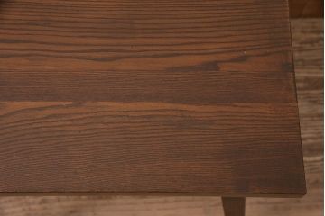 和製アンティーク　シンプルデザインで取り入れやすいタモ材製のサイドテーブル(飾り台)(R-047620)