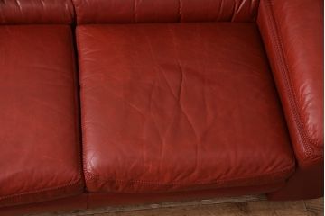 中古　スペイン製　VAROSA VALENTI(バロッサ バレンティ)　高級品!大人な雰囲気を醸し出す二人掛けソファ　定価約100万円　(R-047628)