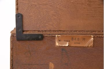 イギリスアンティーク　マホガニー材　象嵌入り　優雅でクラシックな雰囲気を醸し出すライティングビューロー(ビューロー、ブックケース、簿記机、収納棚、本箱)(R-047629)
