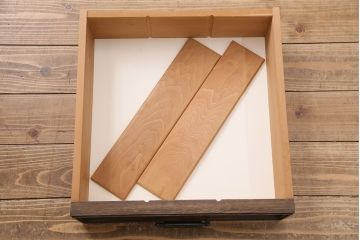 和製ビンテージ　神戸洋家具　永田良介商店　西洋アンティーク家具を思わせるキッチンカウンター(サイドボード、収納棚、戸棚)(R-047630)