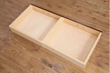 和製ヴィンテージ　モリシゲ(MORISHIGE/森繁)　希少!チェスト付きが珍しい、優雅なひとときを演出するソファ(2人掛け、ビンテージ)(R-047640)