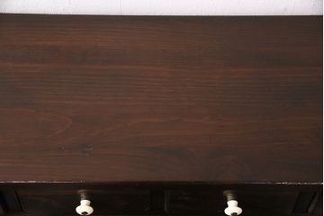 海外ヴィンテージ　ETHAN ALLEN(イーセンアーレン)　丸みのある蛇腹式の扉がお洒落なロールトップデスク(机、在宅ワーク、在宅用ビンテージ)(R-047641)