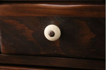 海外ヴィンテージ　ETHAN ALLEN(イーセンアーレン)　丸みのある蛇腹式の扉がお洒落なロールトップデスク(机、在宅ワーク、在宅用ビンテージ)(R-047641)