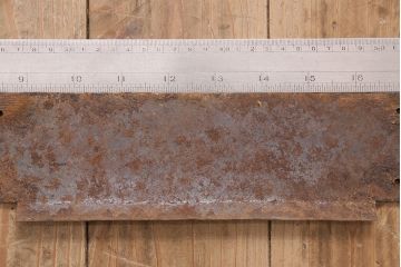 アンティーク雑貨　錆びた風合いが時代の味を感じる蔵戸の錠前金具(ディスプレイ雑貨、蔵戸パーツ)(R-047652)