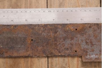 アンティーク雑貨　錆びた風合いが時代の味を感じる蔵戸の錠前金具(ディスプレイ雑貨、蔵戸パーツ)(R-047652)