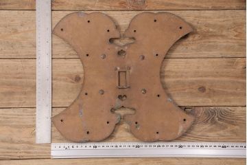 アンティーク雑貨　高級品!繊細で上質なつくりが魅力的な蔵戸の銅金具(ディスプレイ雑貨、蔵戸パーツ)(R-047653)
