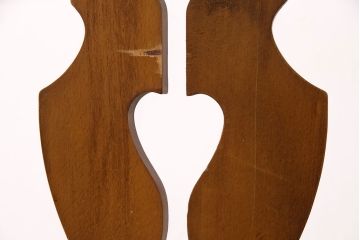 和製ヴィンテージ　カリモク家具(karimoku)　エキゾチックな雰囲気を醸し出すブナ材製のチェア4脚セット(ダイニングチェア、椅子、ビンテージ、バラ売り可能)(R-047657)
