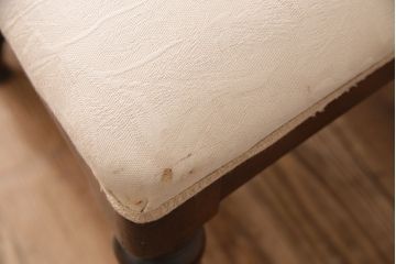 フランスアンティーク　ウォールナット材　高級感漂う優美な佇まいのチェア4脚セット(ダイニングチェア、椅子)(R-047658)