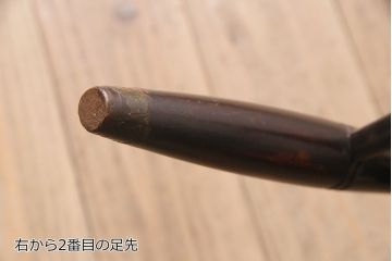 ビンテージ　松本民芸家具　美しいシルエットが魅力の#72リーチ型チェア4脚セット(ダイニングチェア、椅子)(R-047675)
