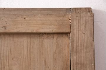 アンティーク建具　経年による風合いが渋いかっこ良さを醸し出す鉄板蔵戸(鉄扉、玄関戸、建具、引き戸)(R-047696)