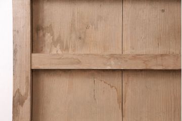 アンティーク建具　経年による風合いが渋いかっこ良さを醸し出す鉄板蔵戸(鉄扉、玄関戸、建具、引き戸)(R-047696)