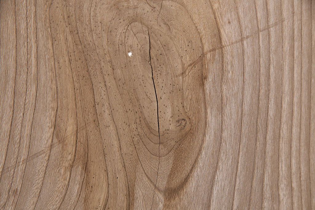 アンティーク建具　明治大正期　欅(ケヤキ)材の一枚板を使用した和の趣あふれる蔵戸　(R-047697)