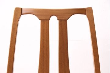 イギリスヴィンテージ　チーク材　温もり溢れるダイニング作りにおすすめのチェア4脚セット(ダイニングチェア、椅子、ビンテージ)(R-047702)