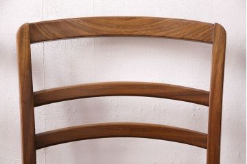 北欧ヴィンテージ　G-PLAN(ジープラン)　チーク材　お部屋に取り入れやすいデザインが魅力のチェア4脚セット(ダイニングチェア、椅子、ビンテージ)(R-047703)