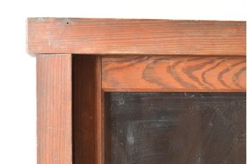 和製アンティーク　たっぷり収納できるシンプルな重ね戸棚(収納棚、食器棚、キャビネット)(R-047713)