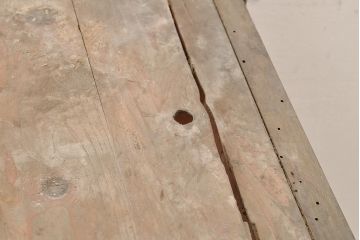 和製アンティーク　たっぷり収納できるシンプルな重ね戸棚・上段(収納棚、食器棚、キャビネット)(R-047714)