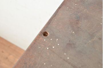 和製アンティーク　レトロとモダンがミックスしているお洒落な本箱(ブックケース、戸棚、キャビネット)(R-047724)