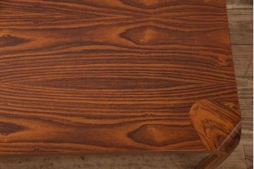 ビンテージ　天童木工　ローズウッド材の流れるような木目が存在感抜群の座卓(ローテーブル)(R-047726)