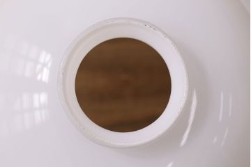 アンティーク照明　柔らかな曲線のフォルムが優しい雰囲気を漂わせる天井照明(ペンダントライト、吊り下げ照明)(R-047778)