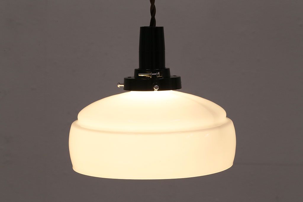 和製アンティーク　シンプルなデザインが魅力的な天井照明(ペンダントライト、吊り下げ照明)(R-047781)