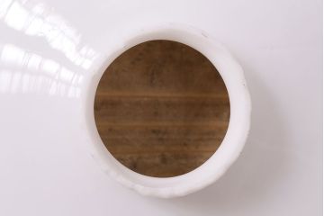 アンティーク照明　レトロな雰囲気たっぷりな平笠のペンダントライト(天井照明、吊り下げ照明、電笠)(R-047782)