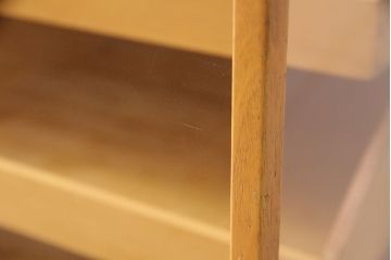 イギリスアンティーク　温かみのあるレトロな雰囲気が魅力的なシャツケース(ガラスケース、ショーケース)(R-047786)