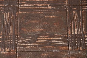 北欧ヴィンテージ　タイルトップのデザインがおしゃれなデンマーク製のセンターテーブル(リビングテーブル、コーヒーテーブル、ビンテージ)(R-047789)