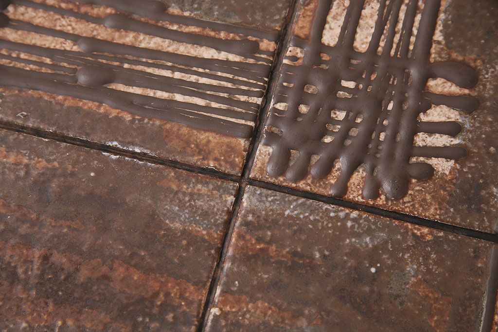 北欧ヴィンテージ　タイルトップのデザインがおしゃれなデンマーク製のセンターテーブル(リビングテーブル、コーヒーテーブル、ビンテージ)(R-047789)