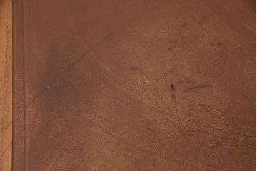 イギリスビンテージ　MAPLE　QUALITY　レザートップが高級感を高めるメープル材製のデスク(机、在宅ワーク、在宅用ワークデスク、メイプル)(R-047790)