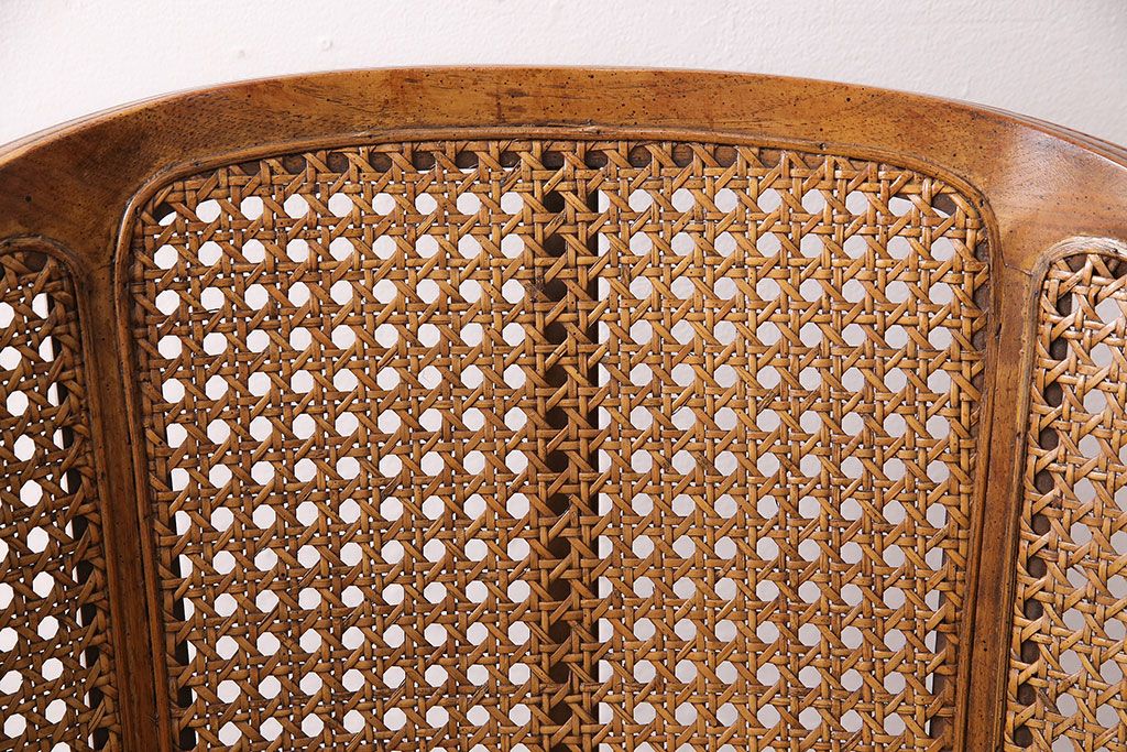 中古　ドレクセルヘリテイジ・ジャパン　Cameo Classics(キャメオクラシックス)　エレガントで格調高い雰囲気漂うマホガニー材製のデスクチェア(回転椅子)(定価約40万円)(R-047798)