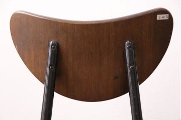 北欧ビンテージ　G-PLAN(ジープラン)　羽を広げたようなユニークなデザインが魅力的なチェア4脚セット(バタフライチェア、ダイニングチェア、椅子)(R-047807)