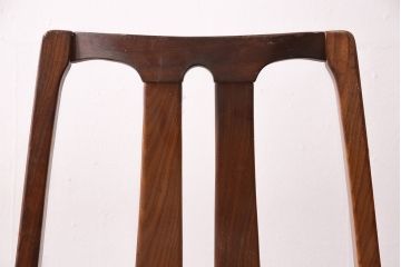 北欧ビンテージ　Nathan(ネイサン)社　チーク材　北欧テイストやミッドセンチュリースタイルに合うチェア4脚セット(ダイニングチェア、椅子)(R-047808)