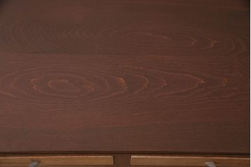 昭和レトロ　2色の色使いが存在感を程よく放つ文机(座卓、座机、ローテーブル、センターテーブル)(R-047815)
