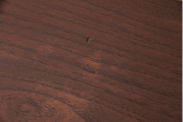 和製アンティーク　脚のシルエットがアクセントになる総栗材製の文机(座卓、座机、ローテーブル、センターテーブル)(R-047816)