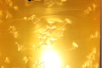 ビンテージ照明　イエローカラーが空間を華やかにしてくれる天井照明(ペンダントライト、吊り下げ照明)(R-047818)