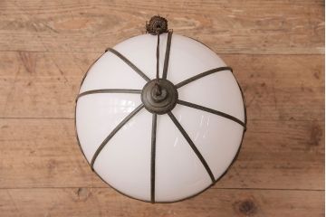 和製アンティーク　オリエンタルな雰囲気漂うタッセル(飾り房)付きの吊り下げ照明(天井照明)(R-047820)