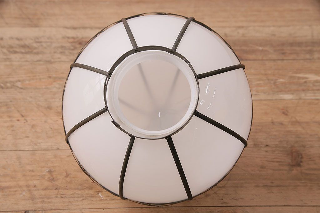 和製アンティーク　オリエンタルな雰囲気漂うタッセル(飾り房)付きの吊り下げ照明(天井照明)(R-047820)