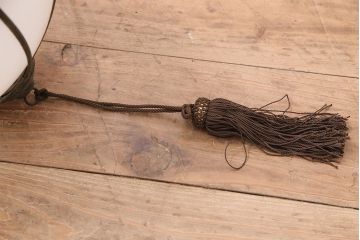 和製アンティーク　オリエンタルな雰囲気漂うタッセル(飾り房)付きの吊り下げ照明(天井照明)(R-047820)