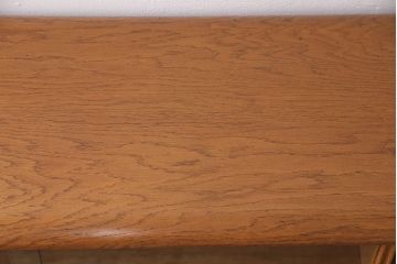 イギリスビンテージ　希少品!見せる収納と隠す収納を叶えてくれるERCOL(アーコール)社製のニレ材製サイドキャビネット(戸棚、収納棚)(R-047827)