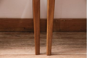 北欧ビンテージ　程よいデザイン性が魅力的なチーク材のチェア4脚セット(ダイニングチェア、椅子)(R-047836)