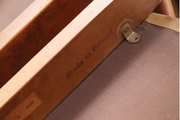イギリスビンテージ　背もたれのデザインがアクセントになるチーク材のチェア4脚セット(ダイニングチェア、椅子、バラ売り可能)(R-047837)