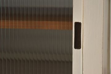 両面使いで便利!モールガラス引き戸の特大作業台(カウンターテーブル)(R-047838)